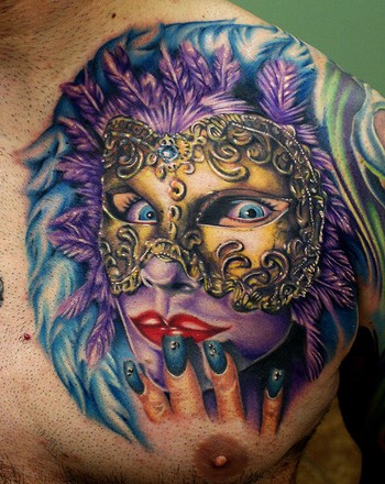 Tattoos - venetian mask